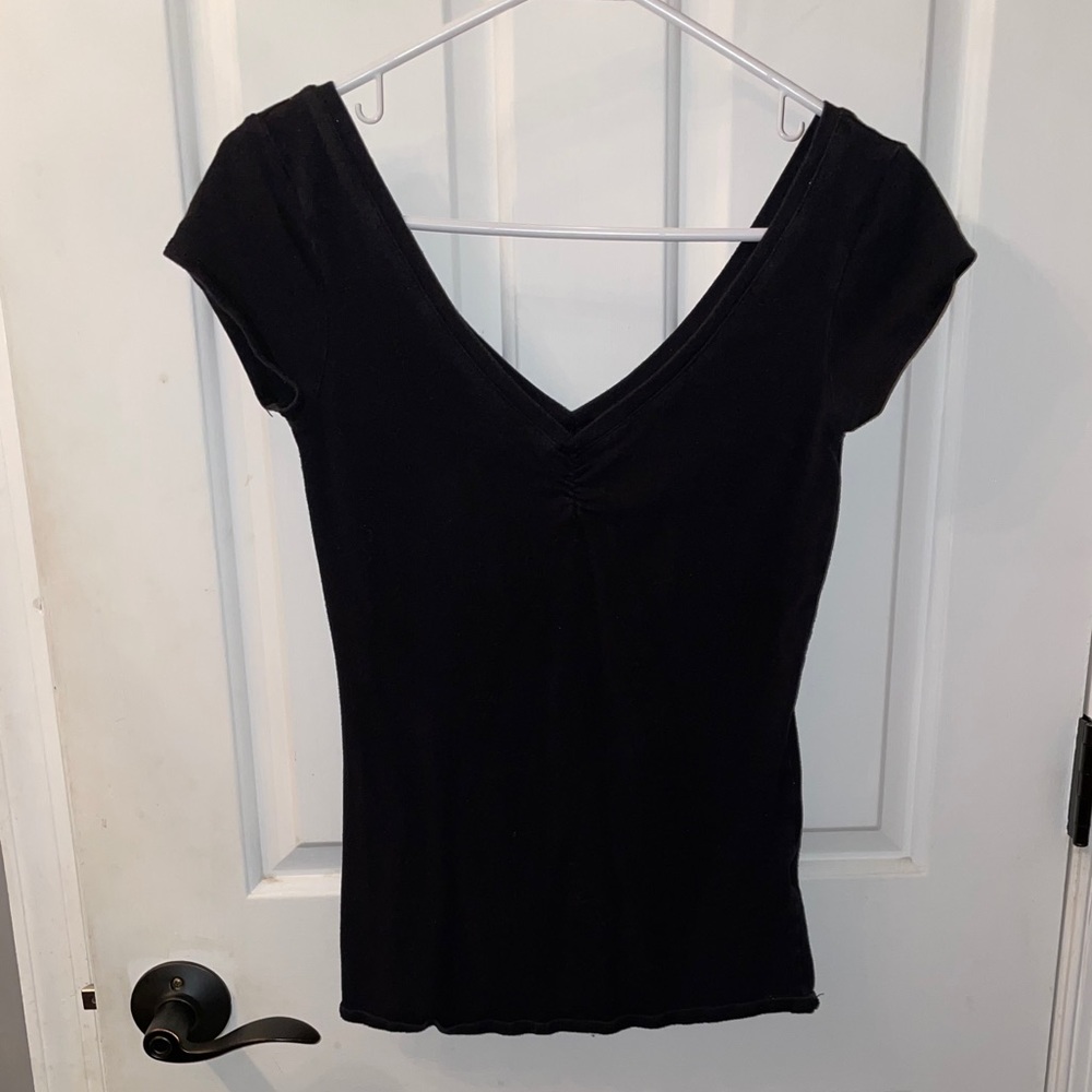 Black V neck